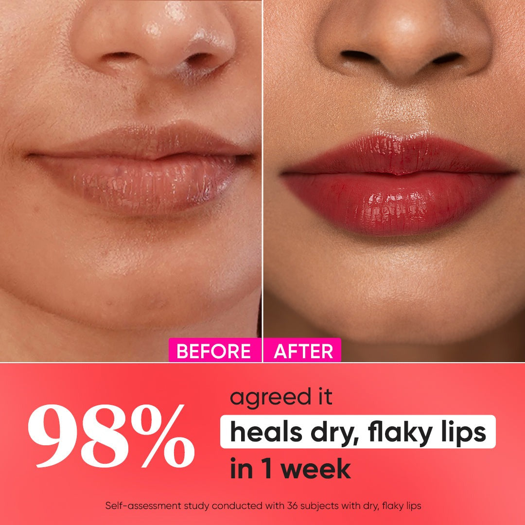 Dot & Key Barrier Repair Ceramide & Peptide SPF 50+, PA+++ Lip Balm - Red Romance - Swadesiicart