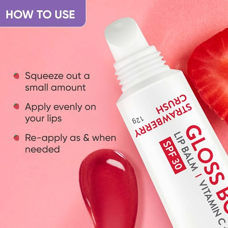 Dot & Key Gloss Boss Strawberry Red Lip Balm - Swadesiicart