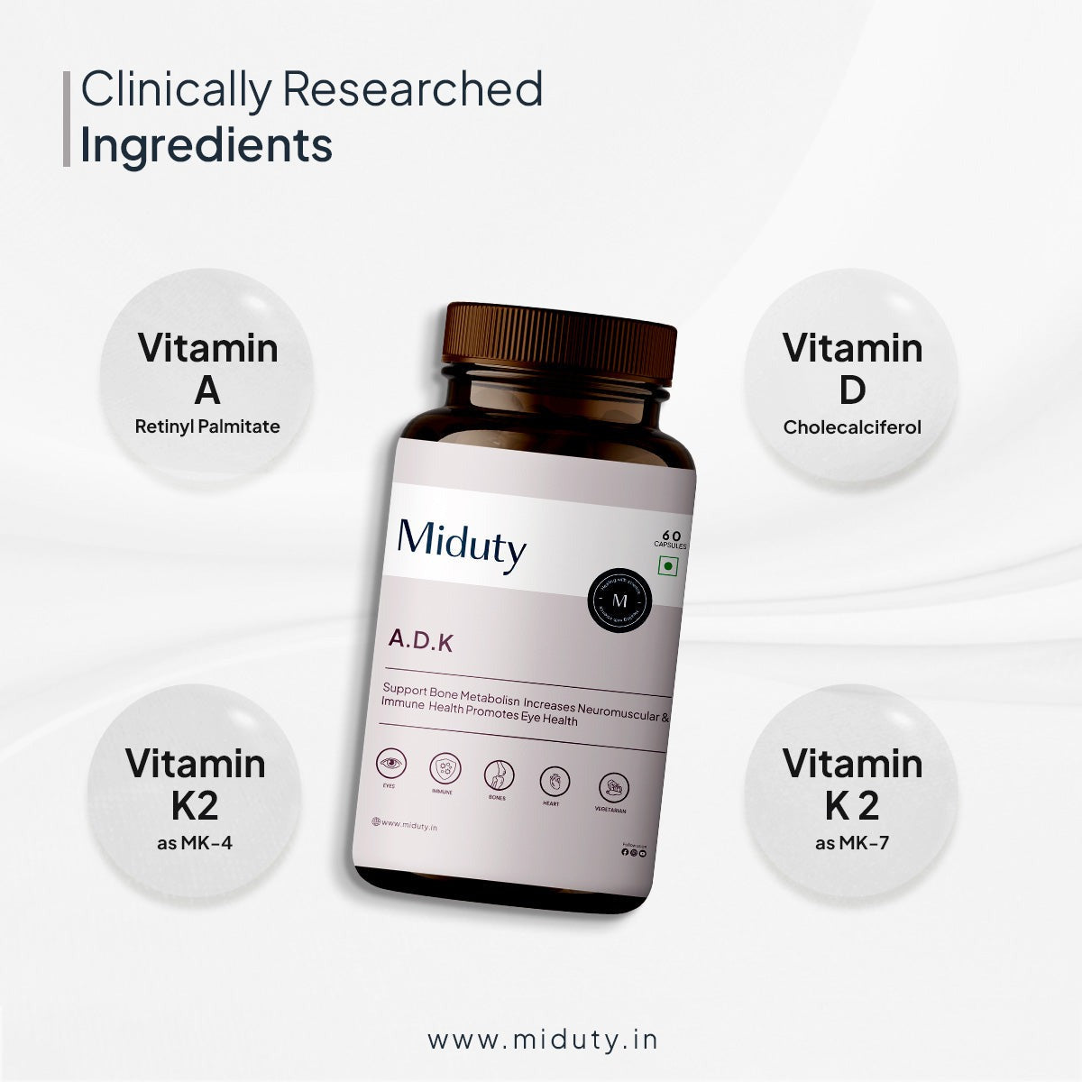 Miduty by Palak Notes A.D.K Capsules - Swadesiicart