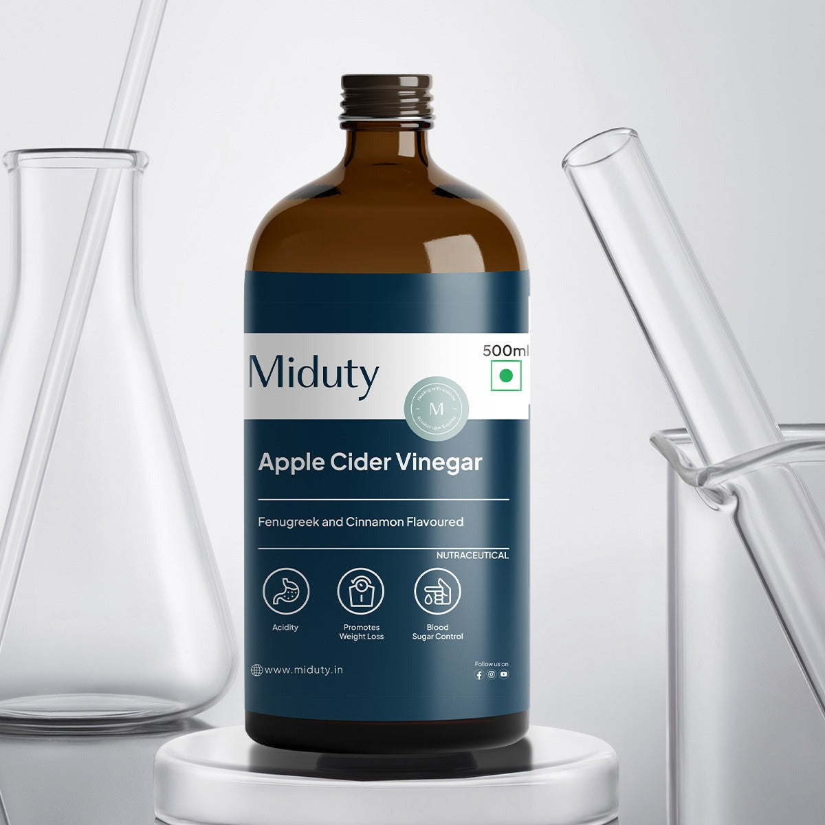 Miduty by Palak Notes Apple Cider Vinegar - Swadesiicart