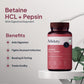Miduty by Palak Notes Betaine HCL + Pepsin Capsules