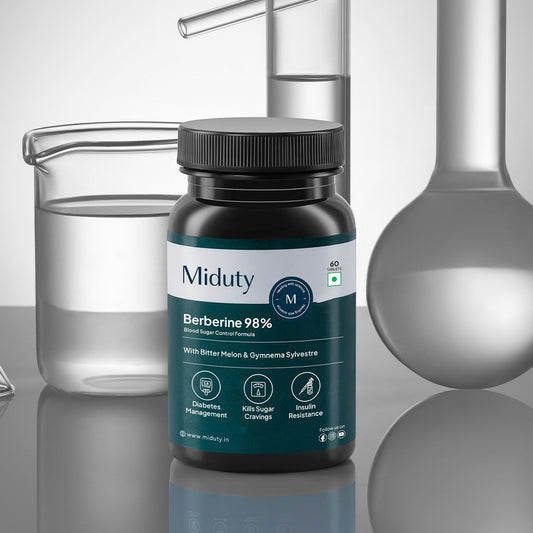 Miduty by Palak Notes Blood Sugar Control Tablets - Swadesiicart