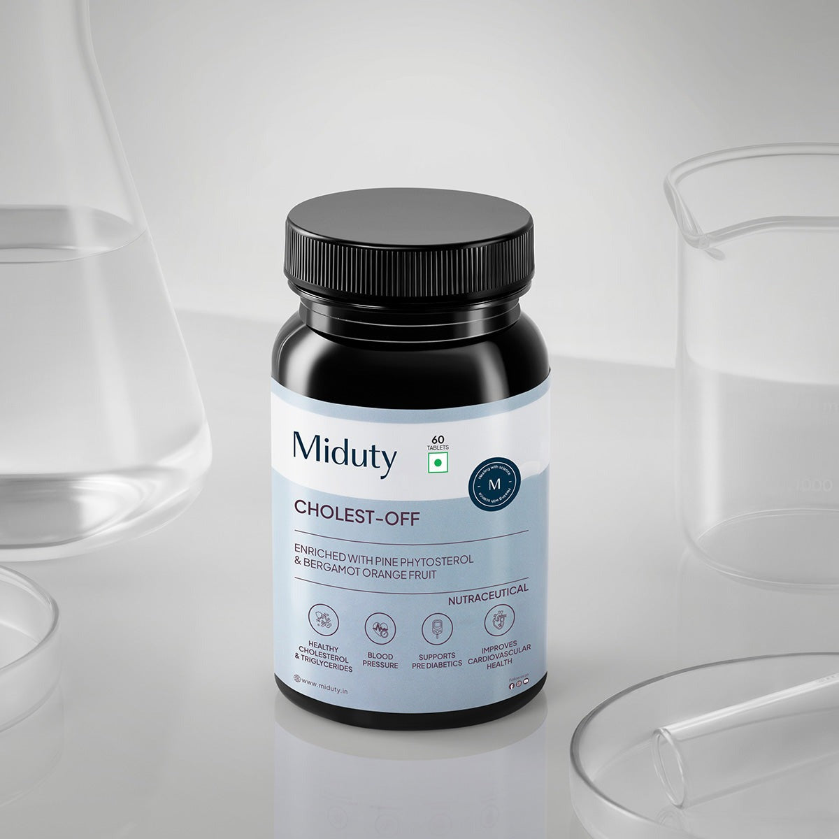 Miduty by Palak Notes Cholest-Off Tablets - Swadesiicart