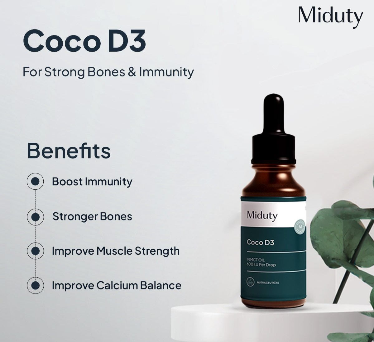 Miduty by Palak Notes Coco D3 in MCT Oil - Swadesiicart