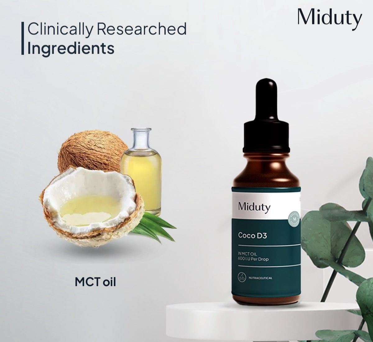 Miduty by Palak Notes Coco D3 in MCT Oil - Swadesiicart