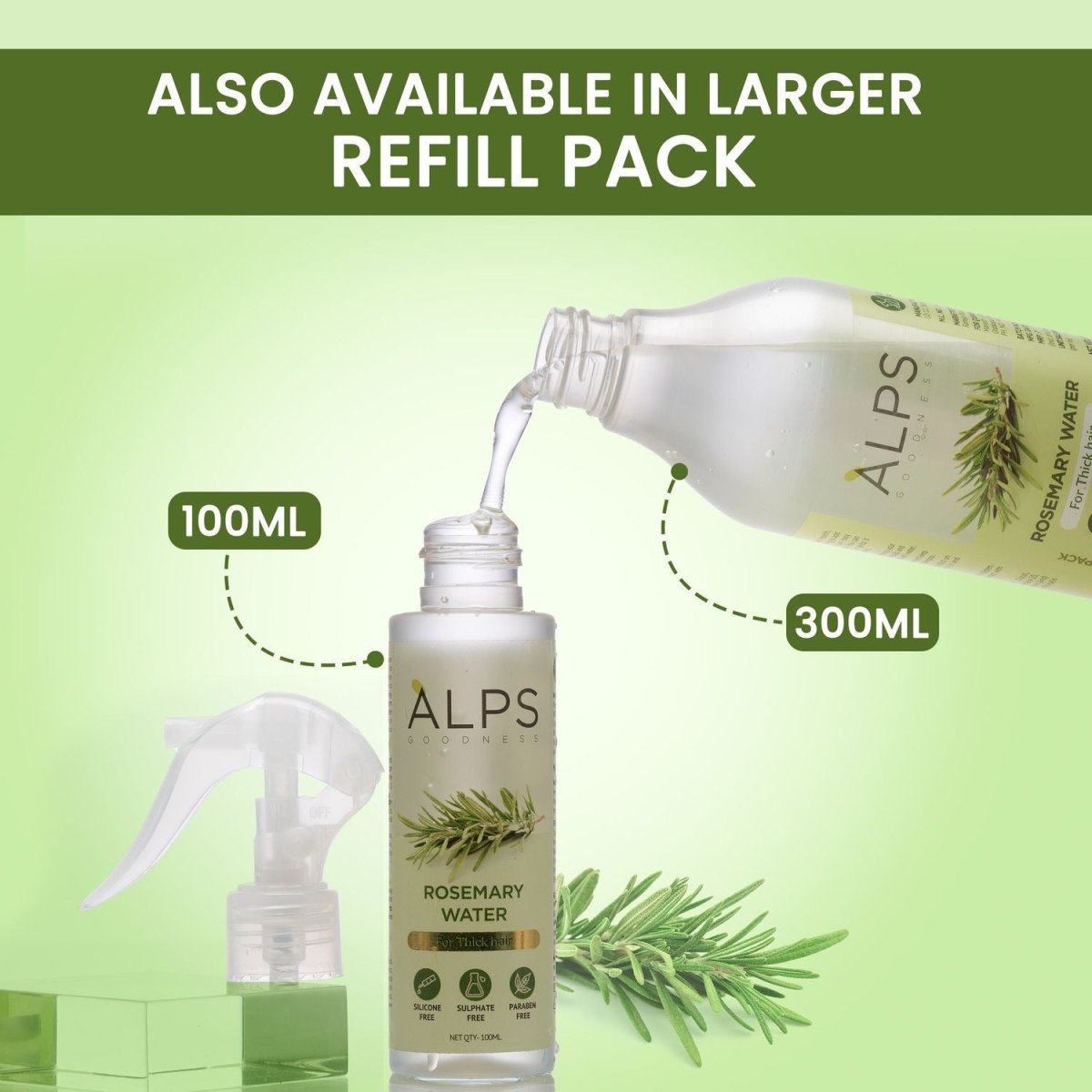 Alps Goodness Rosemary Water for Hair Regrowth - Swadesiicart