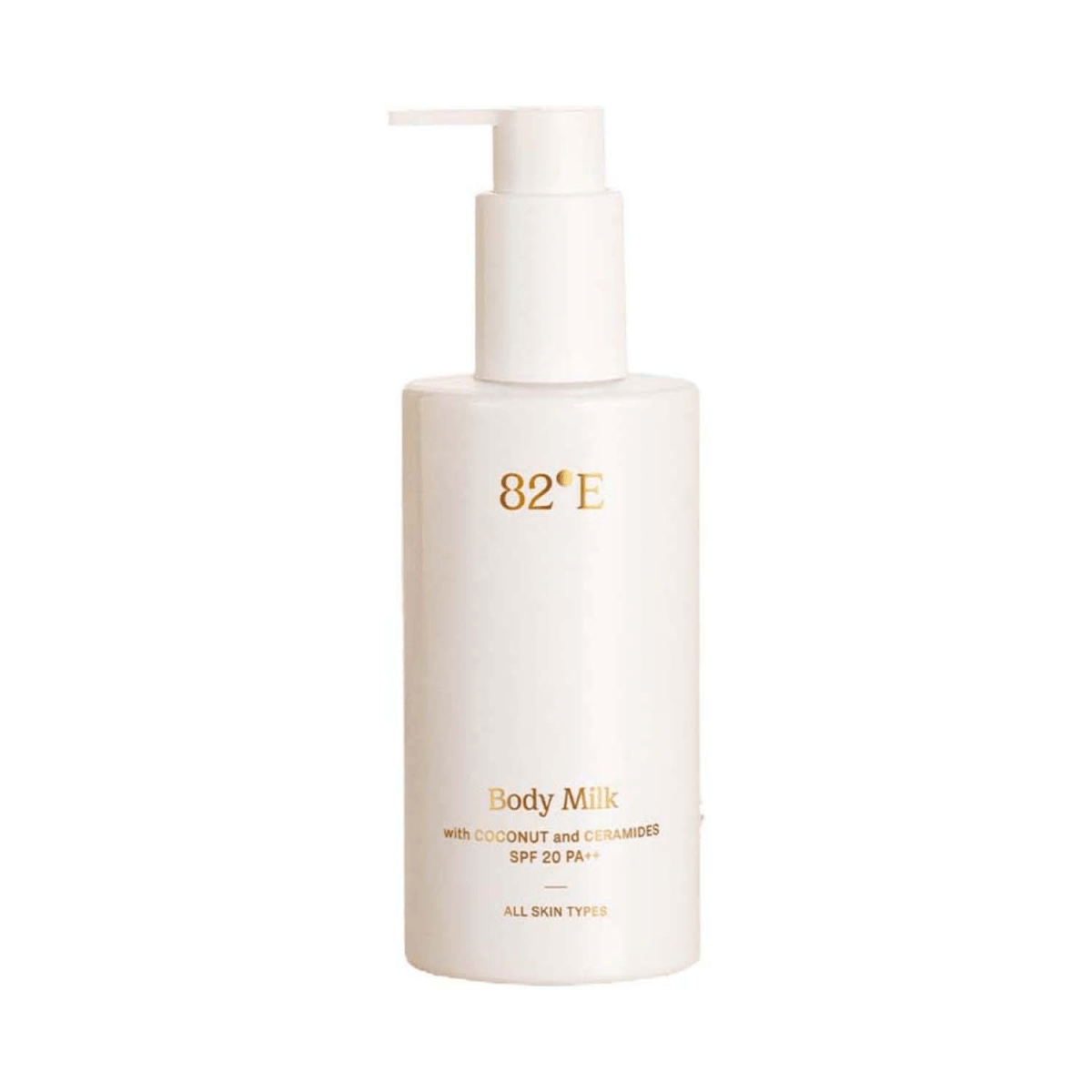 82°E By Deepika Padukone Body Milk Cream, SPF 20 PA++ with Coconut and Ceramides | Swadesiicart