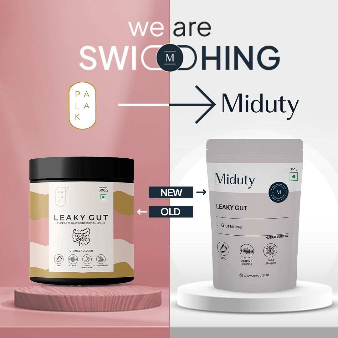 Miduty by Palak Notes Leaky Gut Powder - Swadesiicart