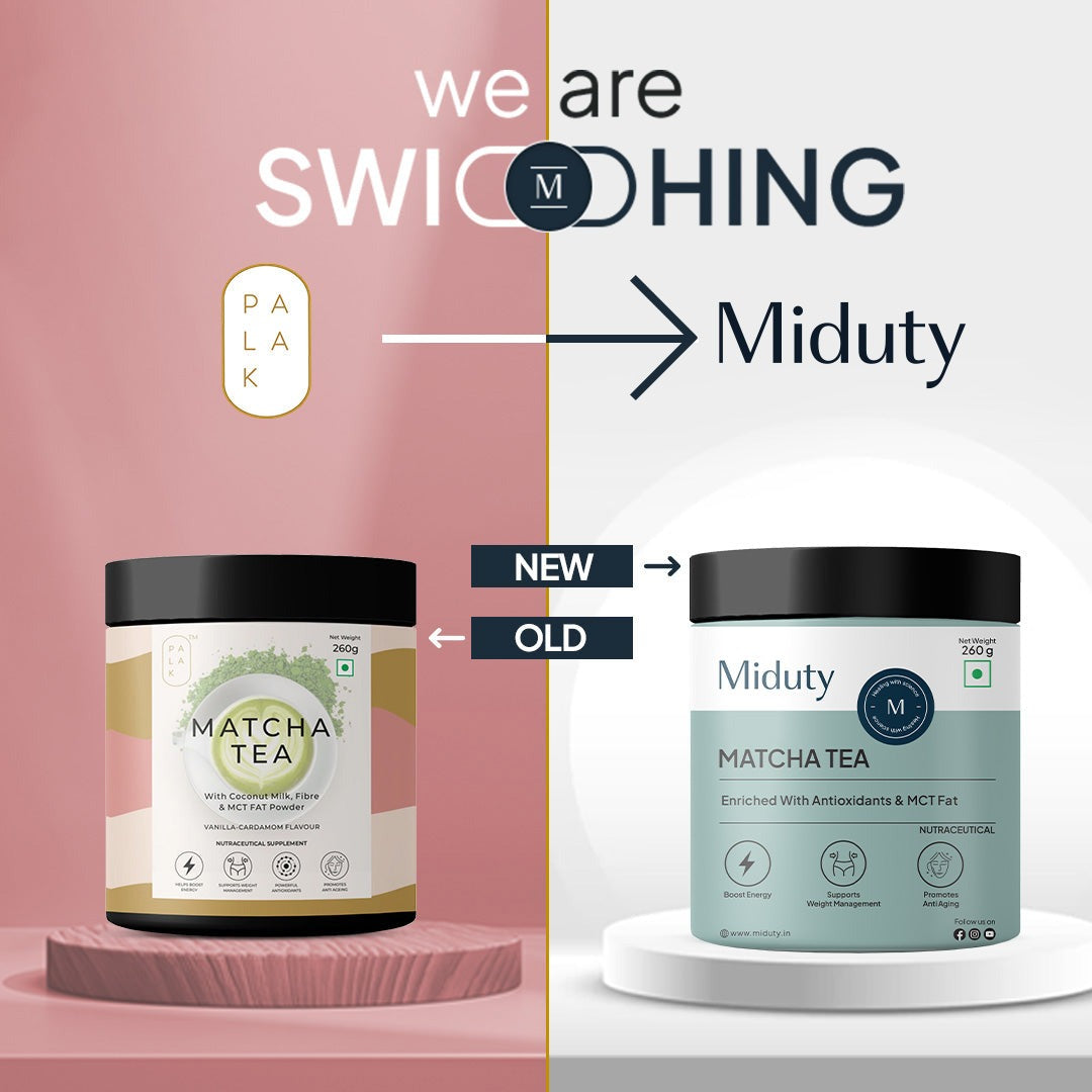 Miduty by Palak Notes Matcha Tea | Swadesiicart