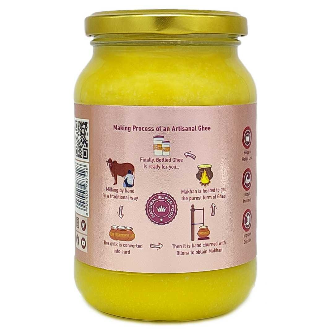 Nature's Trunk A2 Gir Cow Ghee - A2 Desi Gir Cow Ghee, Desi Ghee, Pure A2 Cow Ghee, free-grazing Grass-fed A2 Desi Ghee - Swadesiicart