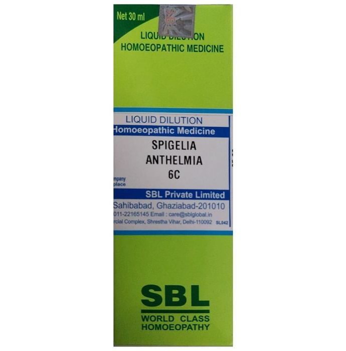 SBL Homeopathy Spigelia Dilution - Swadesiicart
