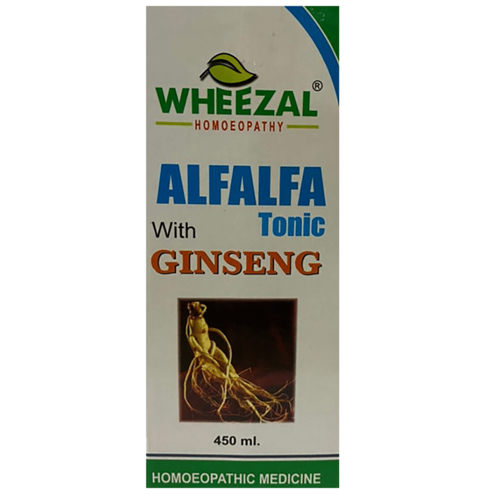 Wheezal Homeopathy Alfalfa Tonic With Ginseng | Swadesiicart