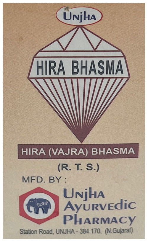 Unjha Ayurvedic Hirak Bhasma 100 Mg | Swadesiicart