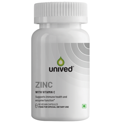 Unived Zinc with Vitamin C Capsules | Swadesiicart