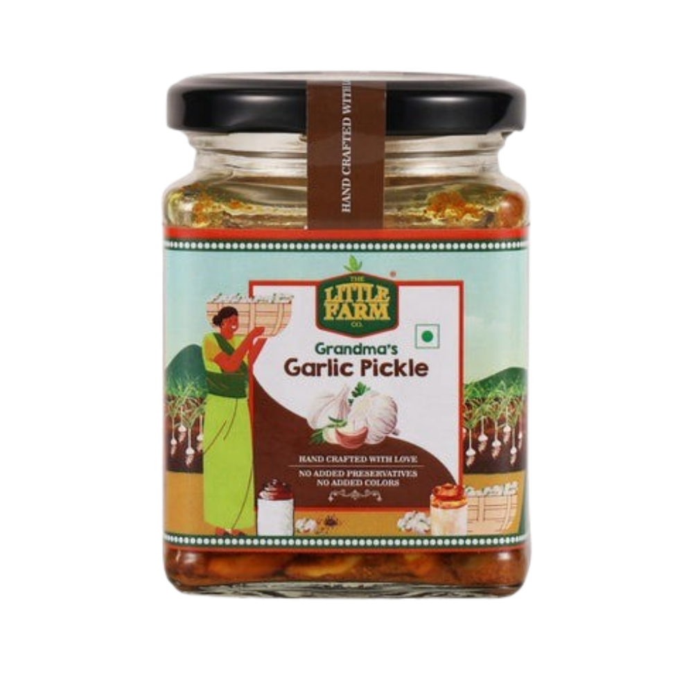 The Little Farm Co Garlic Pickle - Swadesiicart