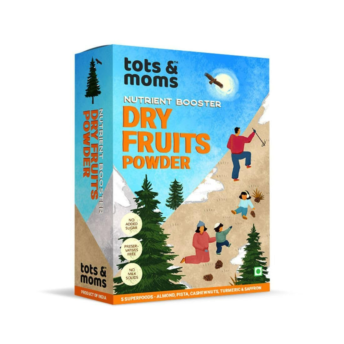 Tots and Moms Organic Dry Dates Powder - Swadesiicart