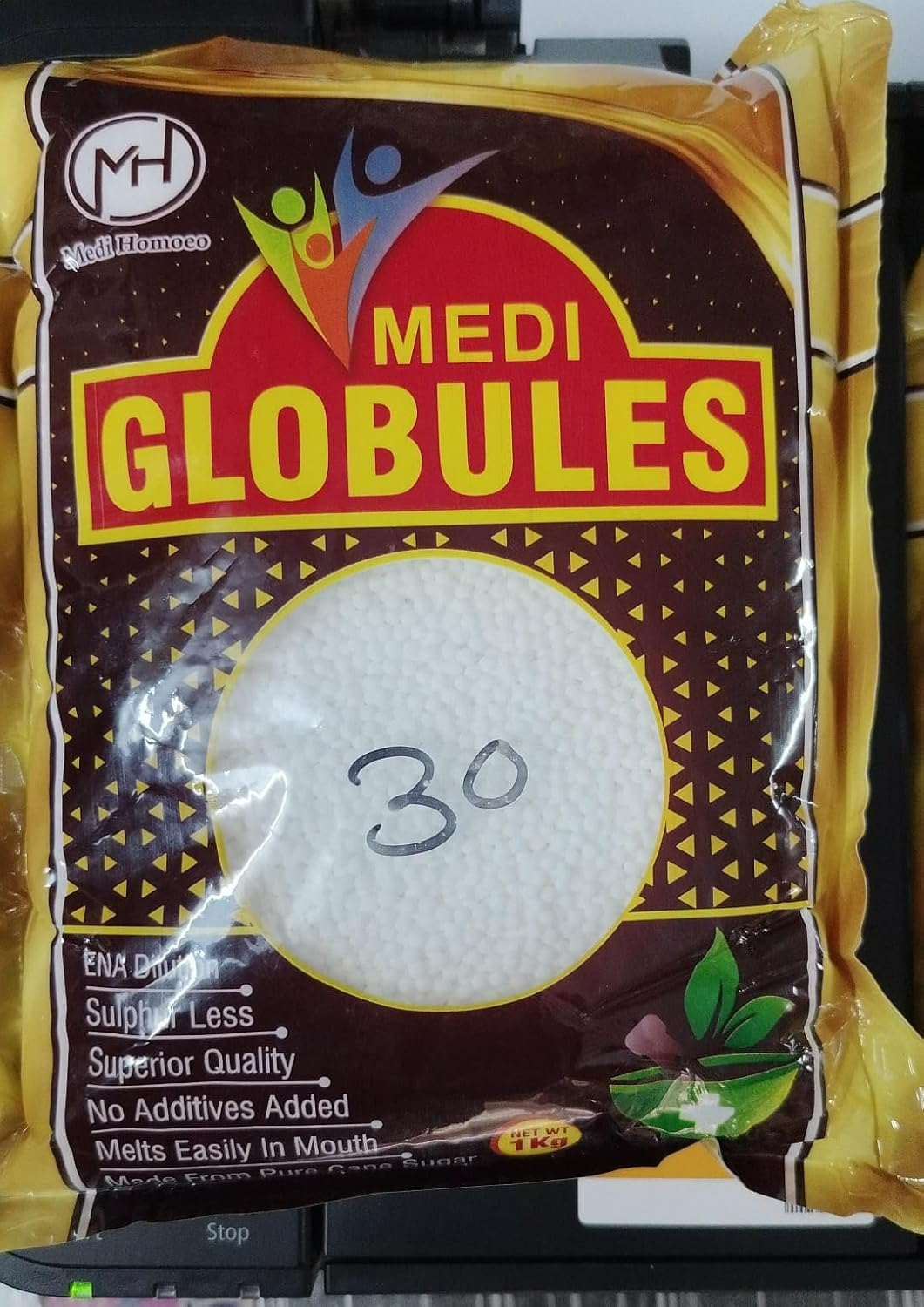 Medi Homeopathy Globules/ Blank Pellets (Size 30) | Swadesiicart