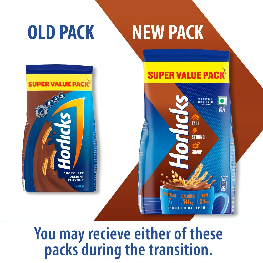 Horlicks Millet Chocolate Flavor Nutrition Drink Powder - Swadesiicart