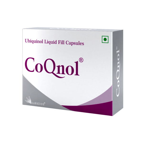 Aarkios CoQnol Ubiquinol 100 mg Capsules | Swadesiicart