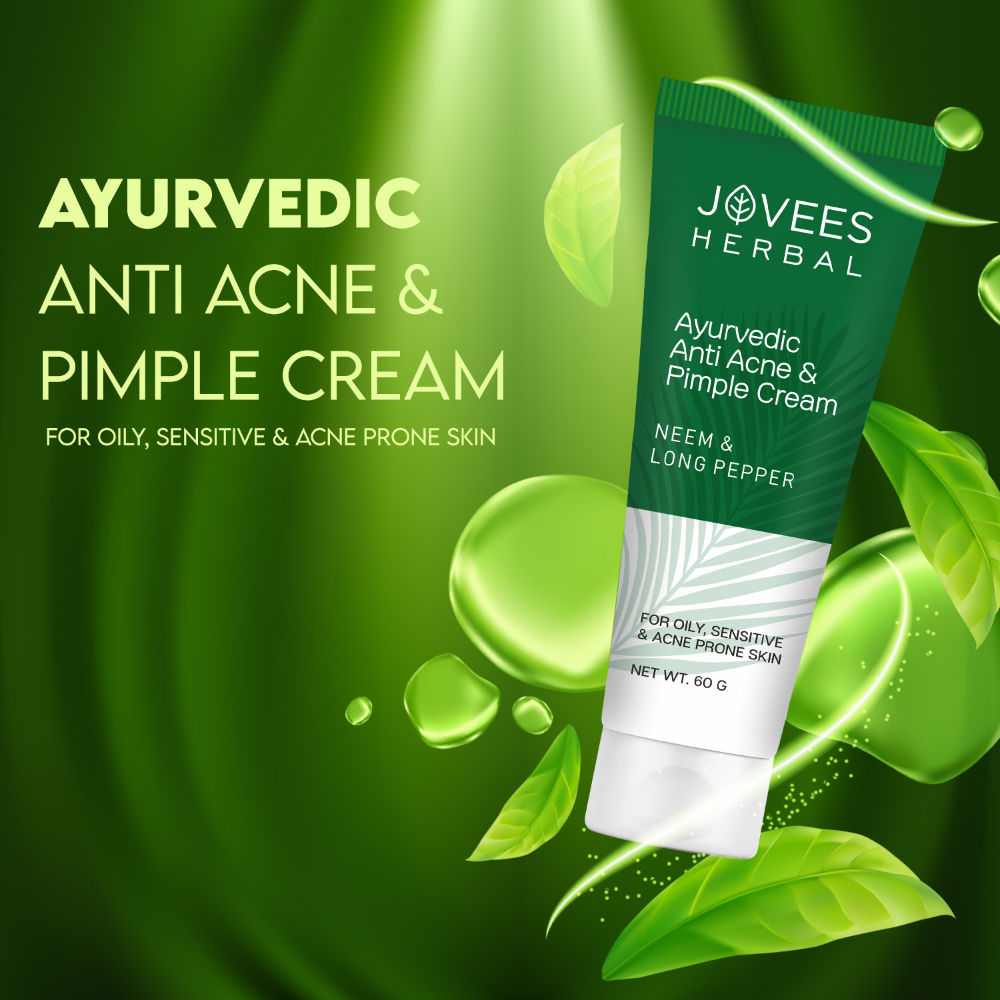 Jovees Neem & Long Pepper Anti Acne & Pimple Cream - Swadesiicart