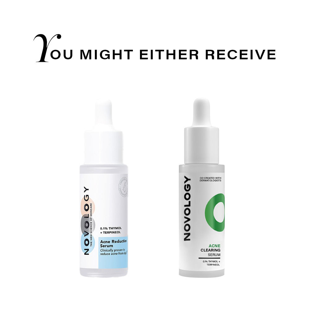 Novology Acne Reduction Serum With 0.1% Thymol + Terpineol - Swadesiicart