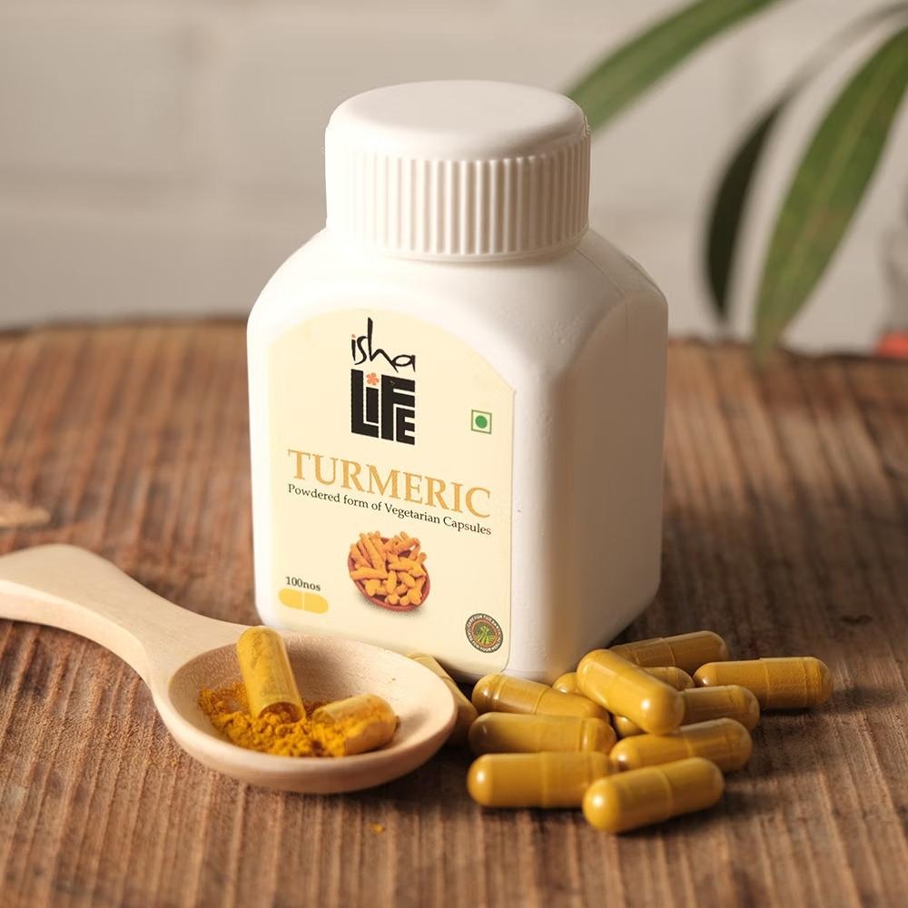Isha Life Neem and Turmeric Capsules - Swadesiicart