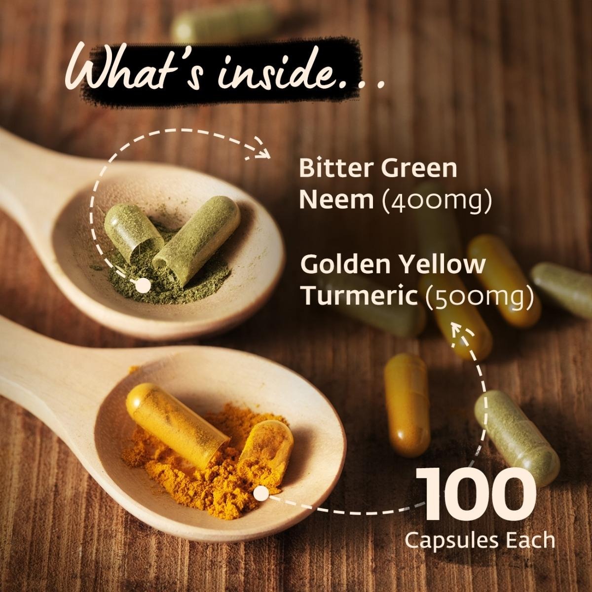 Isha Life Neem and Turmeric Capsules - Swadesiicart