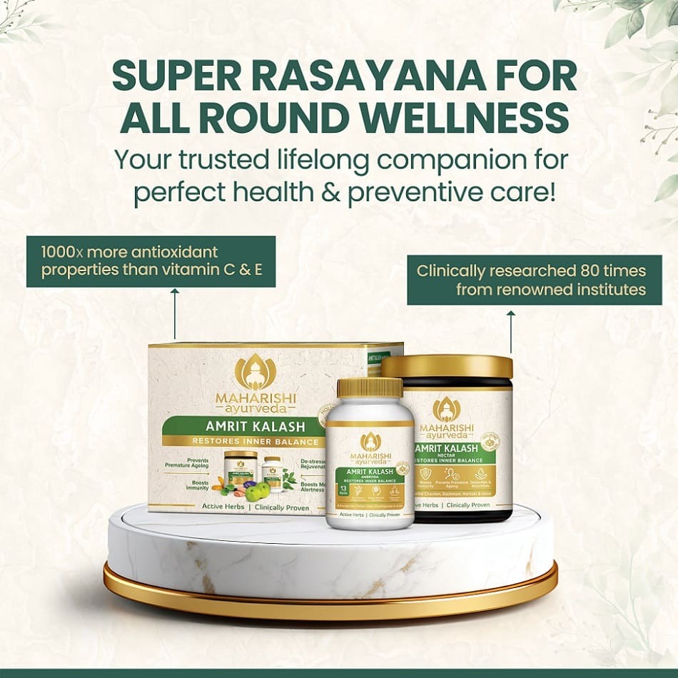 Maharishi Ayurveda Amrit Kalash - Dual Pack Paste and Tablets - Swadesiicart