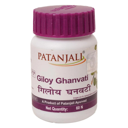 Patanjali Giloy Ghanvati | Ayurvedic Immunity Booster & Fever Relief Tablets
