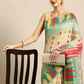 Green Pure Cotton Woven Zari Design Floral Saree with Unstitched Blouse - Hiral Fashion | Swadesiicart