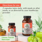 Organic India Triphala Capsules | Certified Organic Digestive Detox & Gut Health Supplement - Swadesiicart