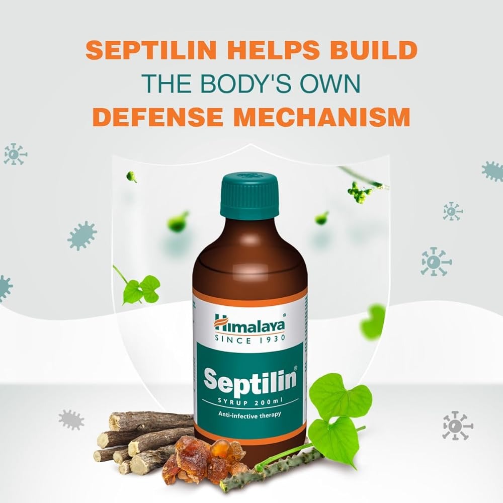 Himalaya Herbals - Septilin Syrup - Swadesiicart
