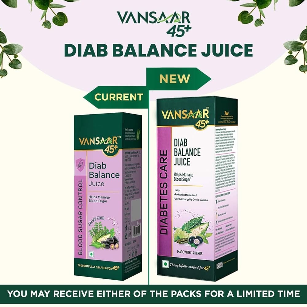 Vansaar 45+ Diab Balance Juice - Swadesiicart