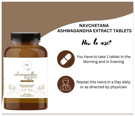 Navchetana Kendra Ashwagandha Tablets - Swadesiicart