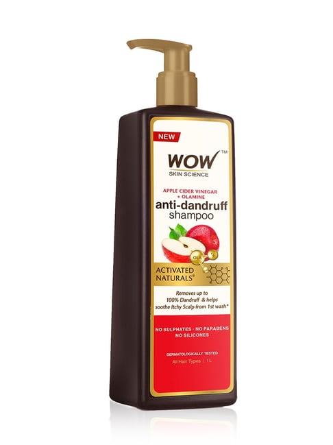 Wow Skin Science Apple Cider Vinegar Shampoo - Swadesiicart