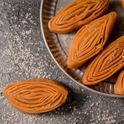 Vellanki Foods Tapeswaram Kaja/Madatha Kaja/Khaja (Ghee) | Authentic Indian Sweets - Swadesiicart