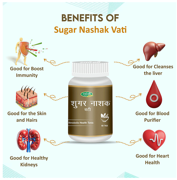 Swadeshi Sugar Nashak Vati - Swadesiicart