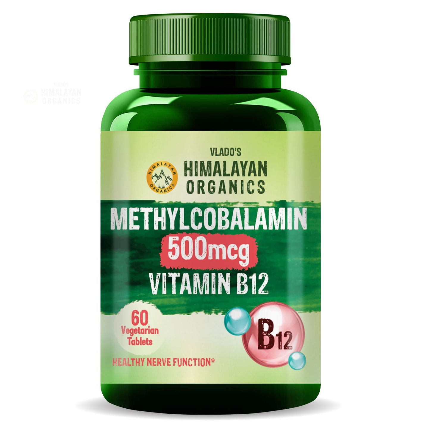 Himalayan Organics Methyl Cobalamin Vitamin B12 Tablets | Swadesiicart