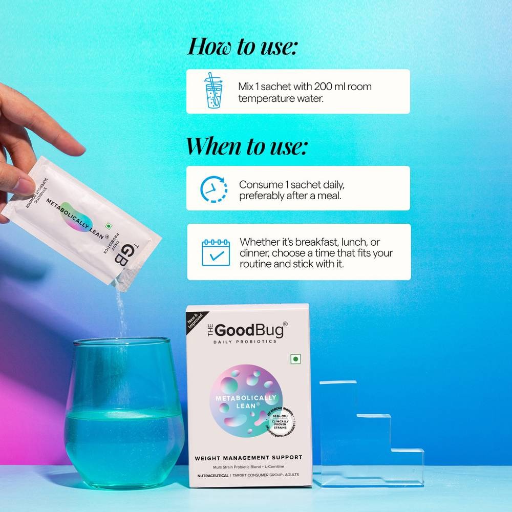 The Good Bug Metabolically Lean Probiotic For Weight Management Supercharged Edition | Swadesiicart