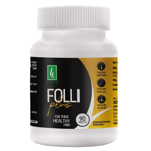 Adven Homeopathy Folli Plus Tablets | Swadesiicart