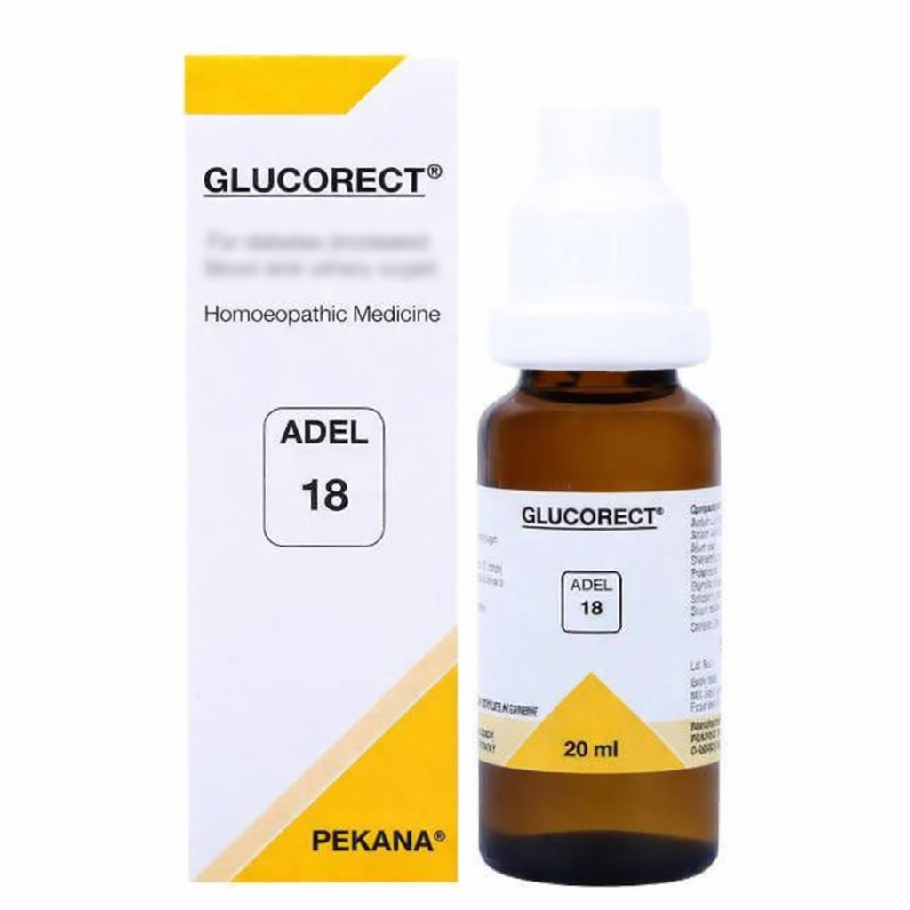 Adel Homeopathy 18 Glucorect Drops | Swadesiicart