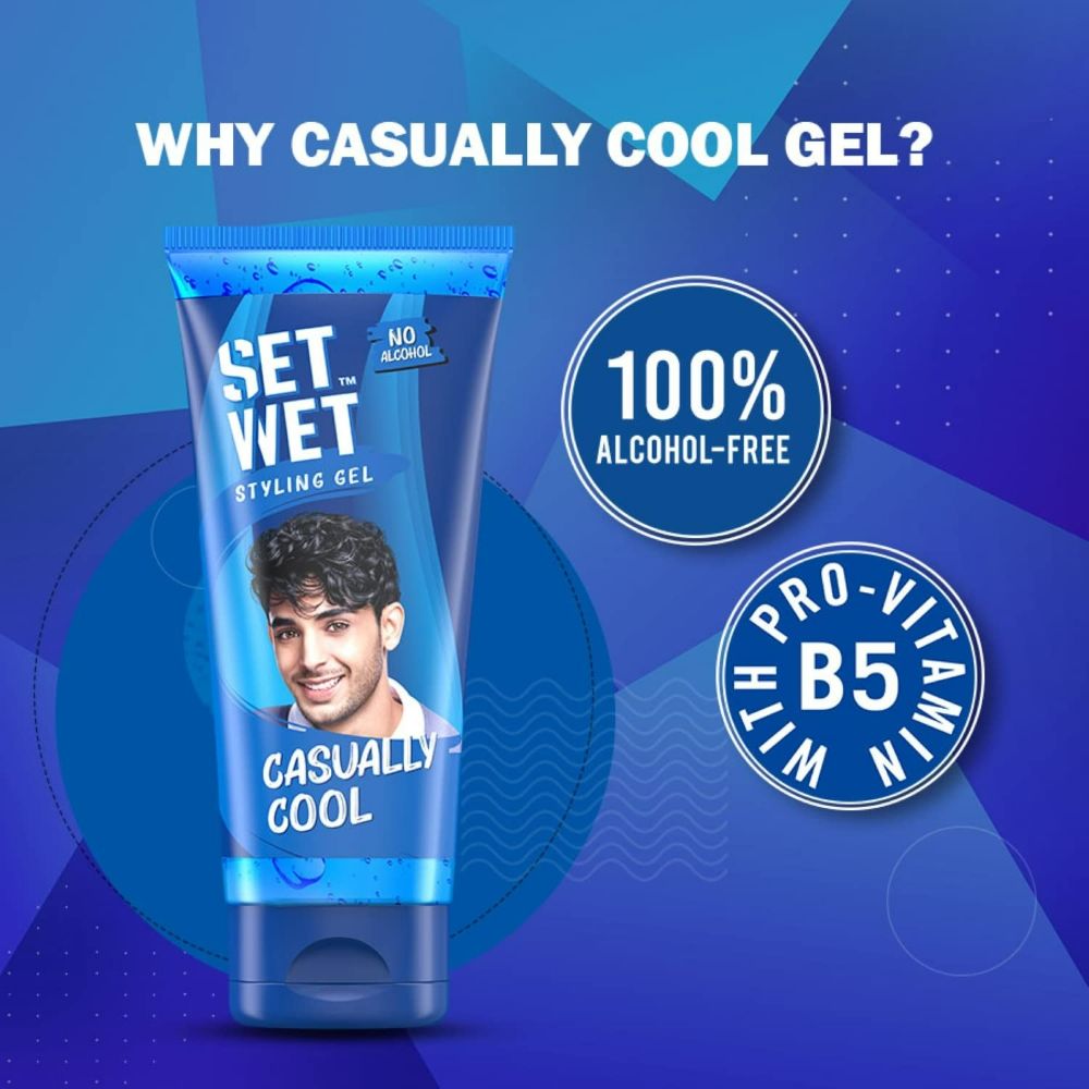 Set Wet Cool Hold Hair Gel, 100 ml | Swadesiicart