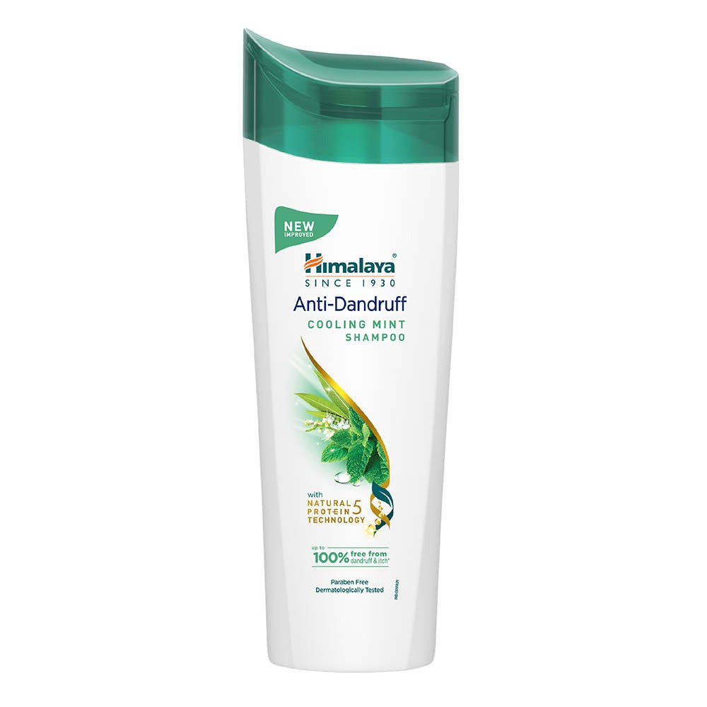 Himalaya Anti-Dandruff Cooling Mint Shampoo | Refreshing Dandruff Control with Mint & Tea Tree - Swadesiicart