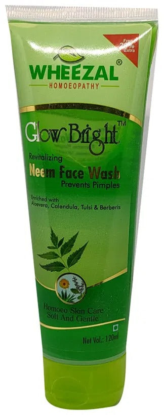 Wheezal Glow Bright Neem Face Wash - Swadesiicart