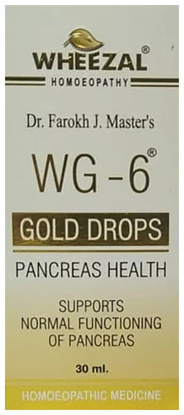 Wheezal Homeopathy WG-6 Gold Drops | Swadesiicart
