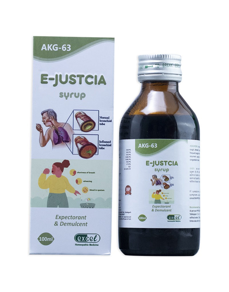 Excel Pharma E-Justcia Syrup | Swadesiicart