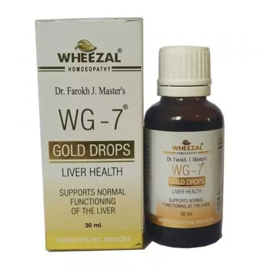 Wheezal Homeopathy WG-7 Gold Drops - Swadesiicart