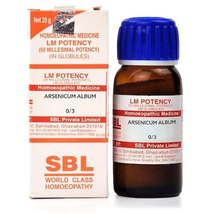 SBL Homeopathy Arsenicum Album LM Potency - Swadesiicart
