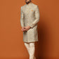 Kisah Men Multi Coloured Textured Indowestern Trouser Set | Swadesiicart