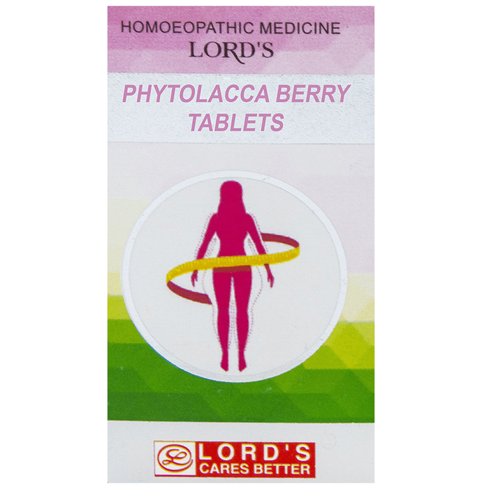 Lord's Homeopathy Phytolacca Berry Tablets - Swadesiicart